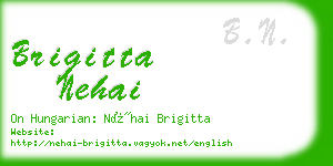 brigitta nehai business card